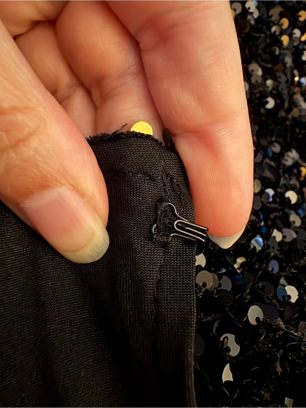 NWT H&M Black Sequins Cardigan Jacket Size XS - Picture 4 of 5
